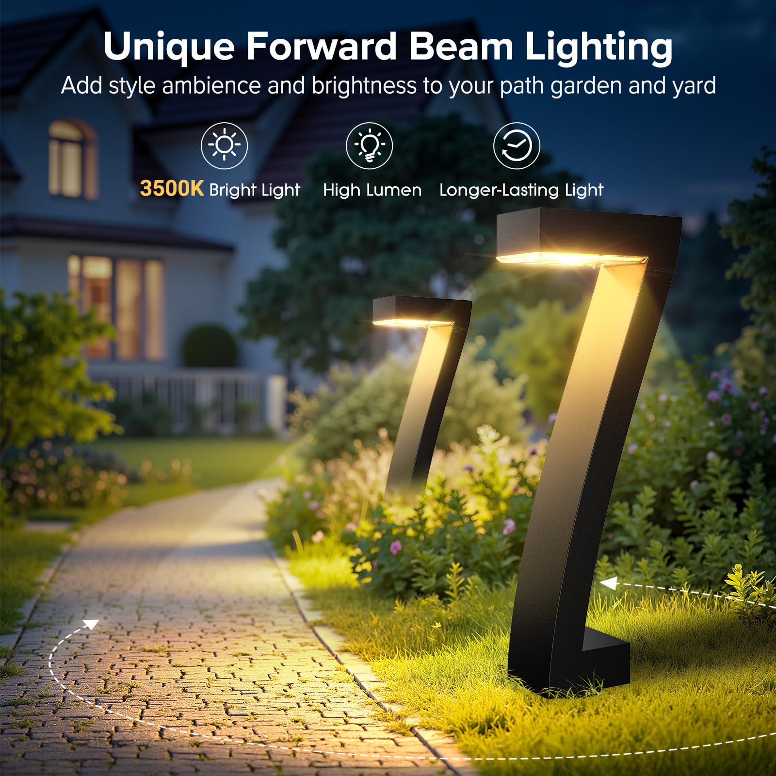 Upgraded Bright LED Solar Ligh - Smart Garden Spotlights 评论和价格