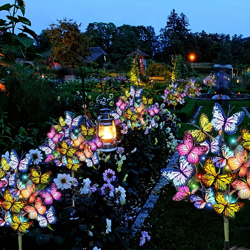 Solar LED Butterfly Garden Lig - Smart Garden Spotlights 评论和价格