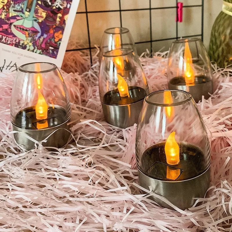 Solar Powered Flameless Candle - Smart Garden Spotlights 评论和价格