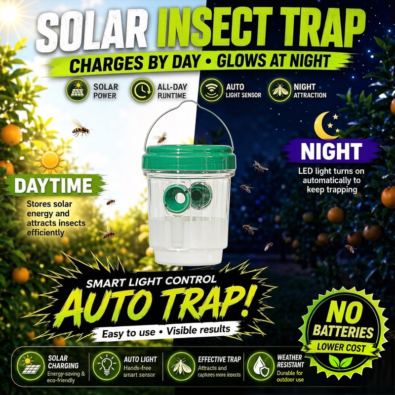Solar Powered Fruit Fly Traps  - Smart Garden Spotlights 评论和价格