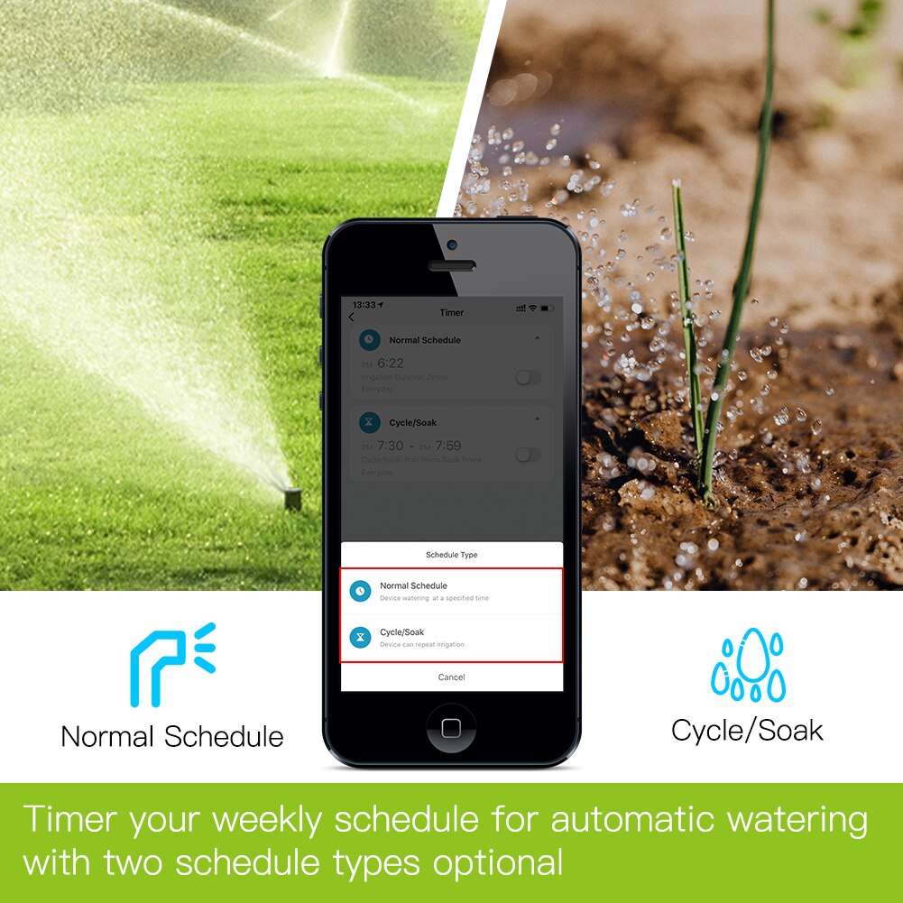 Moes Smart Tuya Bluetooth Wate - Smart Garden Watering 评论和价格