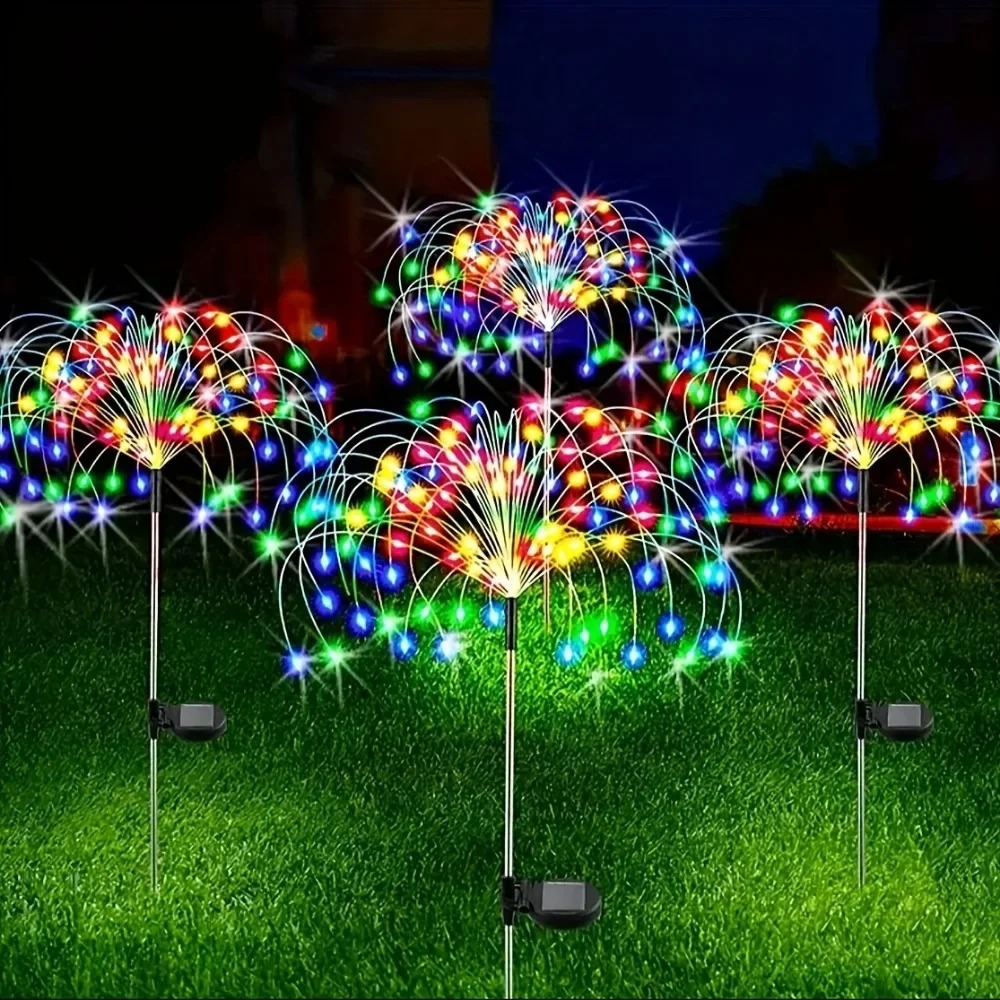 Solar LED Firework Fairy Light - Smart Garden Spotlights 评论和价格