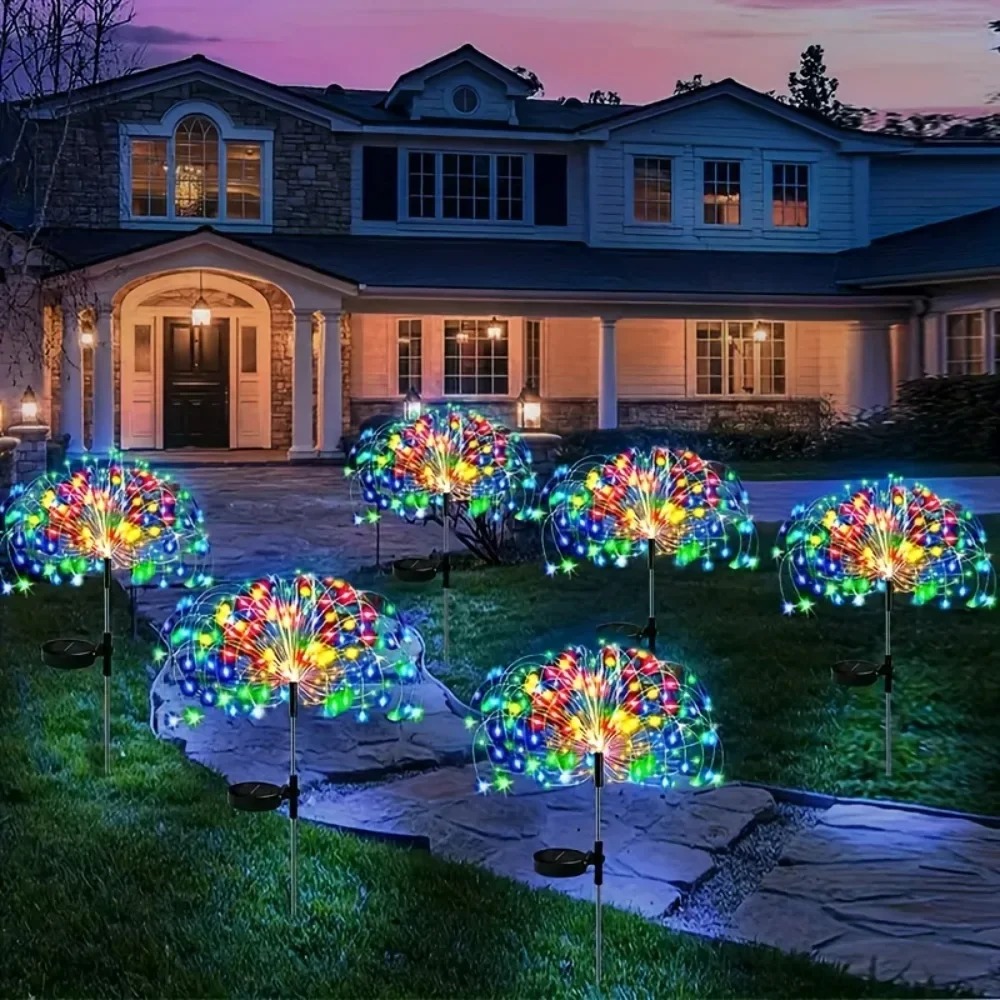 Solar LED Firework Fairy Light - Smart Garden Spotlights 评论和价格