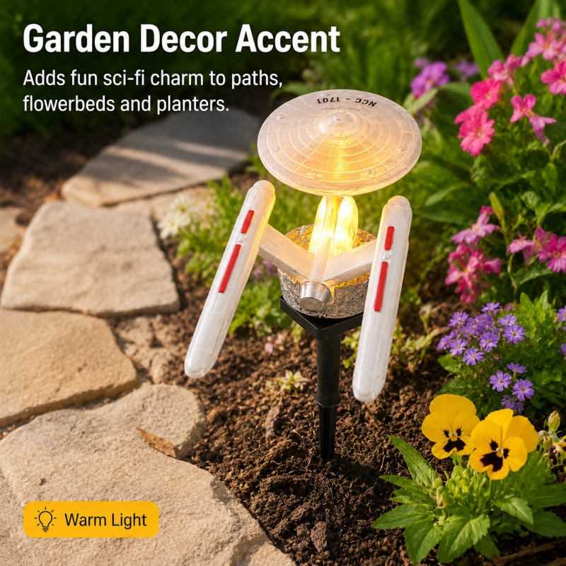 Star Trek USS Enterprise Solar - Smart Garden Spotlights 评论和价格