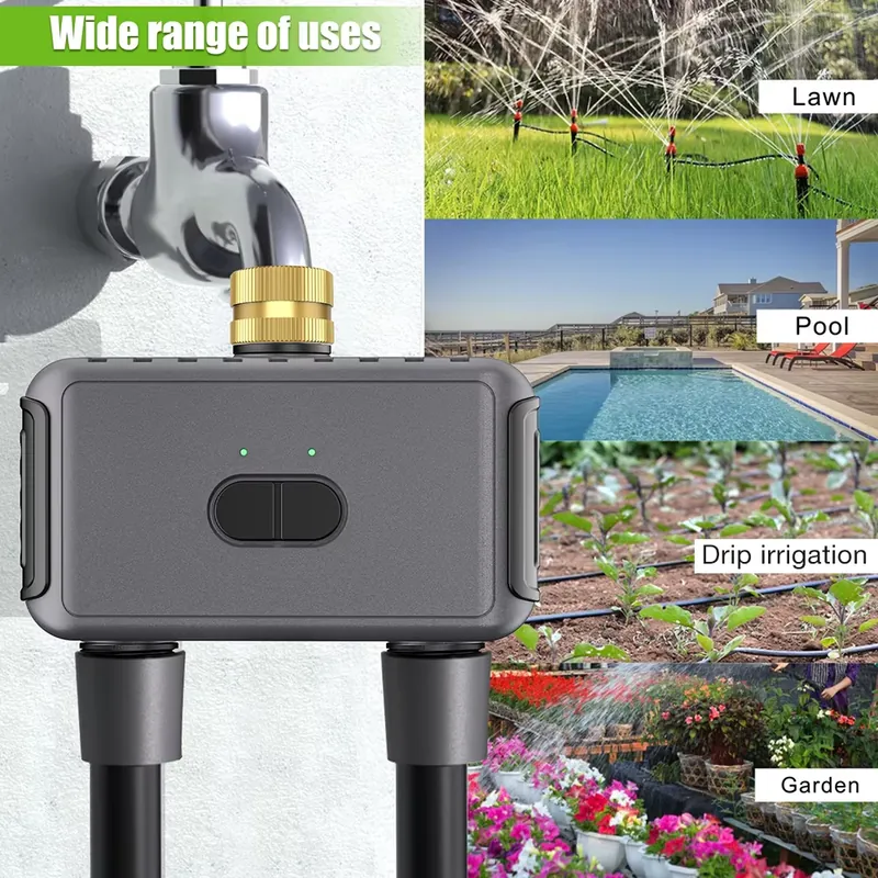 WAP01 WiFi APP Control Dual Ho - Smart Garden Watering 评论和价格