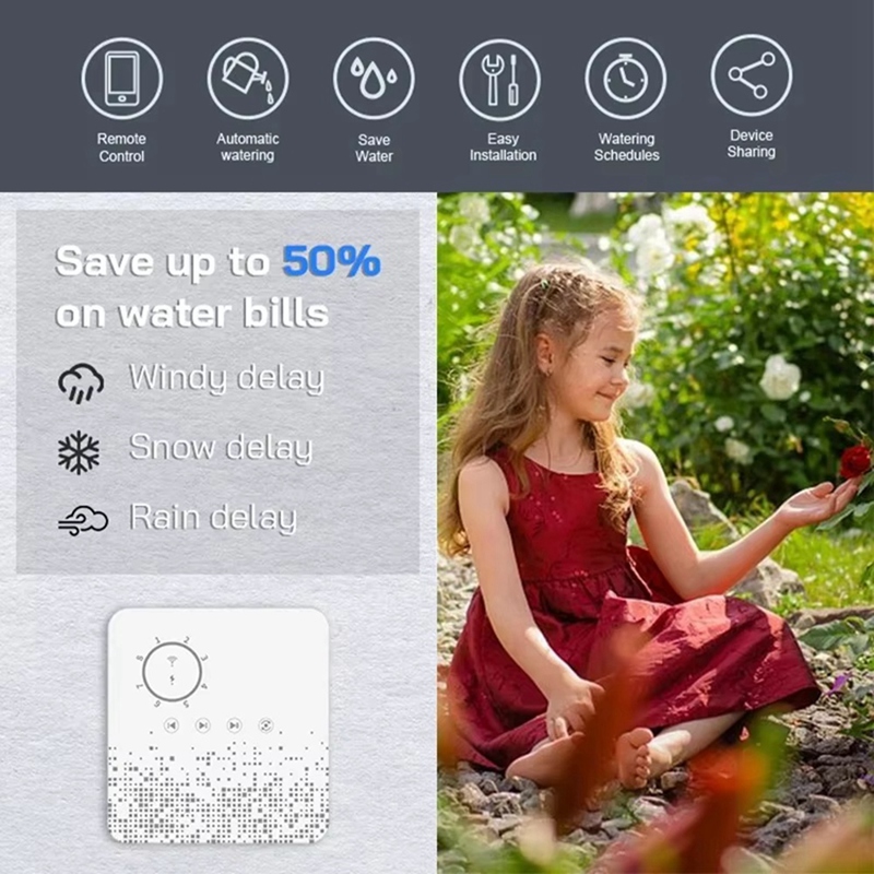 Tuya WiFi Smart Sprinkler Cont - Smart Garden Watering 评论和价格