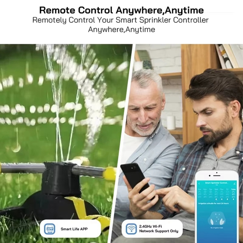 Tuya WiFi Smart Sprinkler Cont - Smart Garden Watering 评论和价格