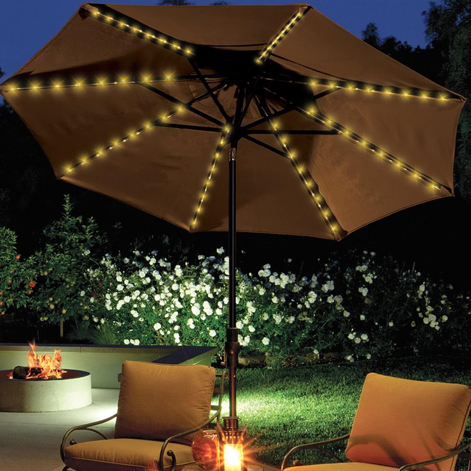 Solar Umbrella String Light 10 - Smart Garden Spotlights 评论和价格