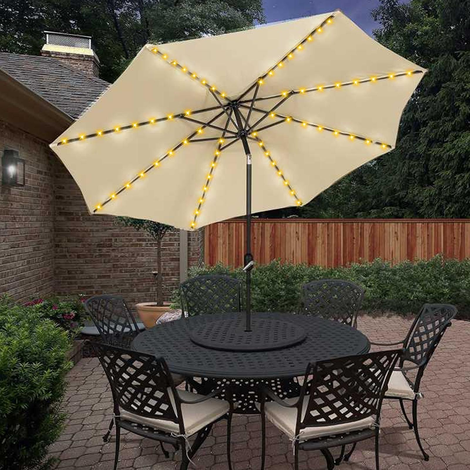Solar Umbrella String Light 10 - Smart Garden Spotlights 评论和价格
